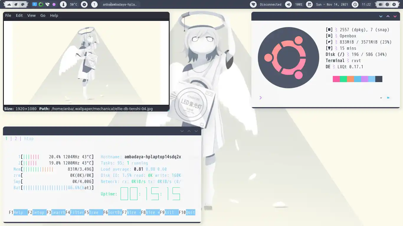 a screenshot from my laptop running lubuntu
